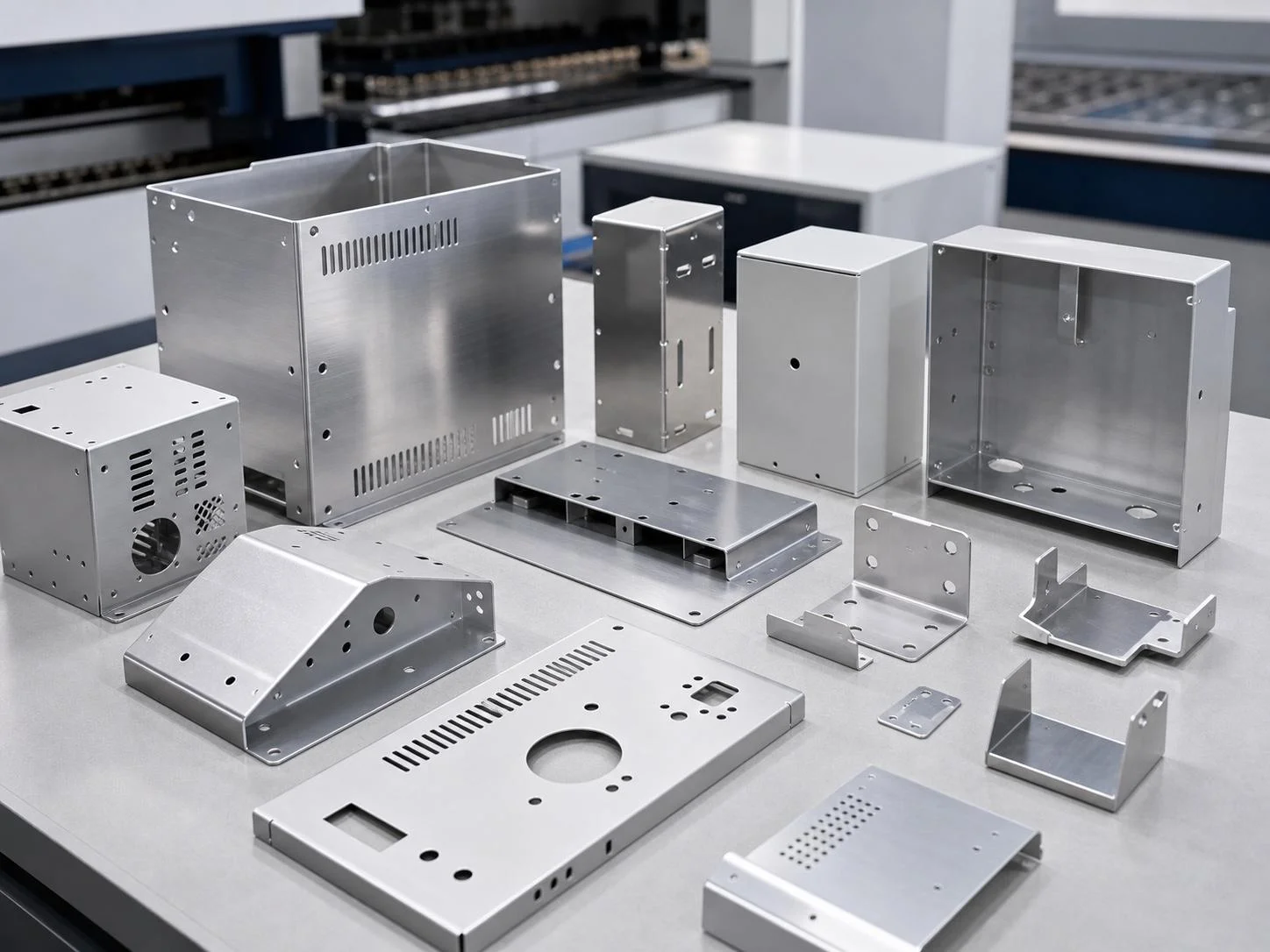 Sheet metal fabrication components
